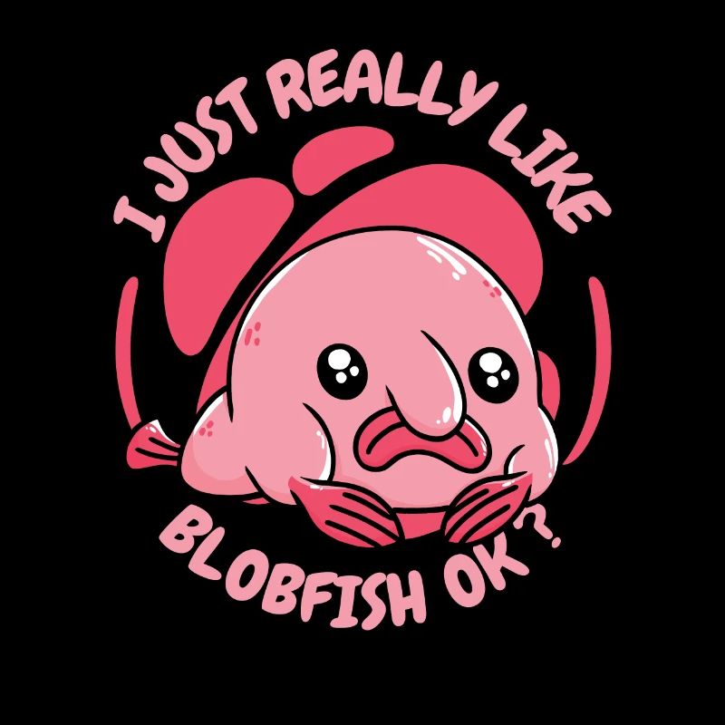 Blobfish Poisson Funny Blob Blobby Blobfish