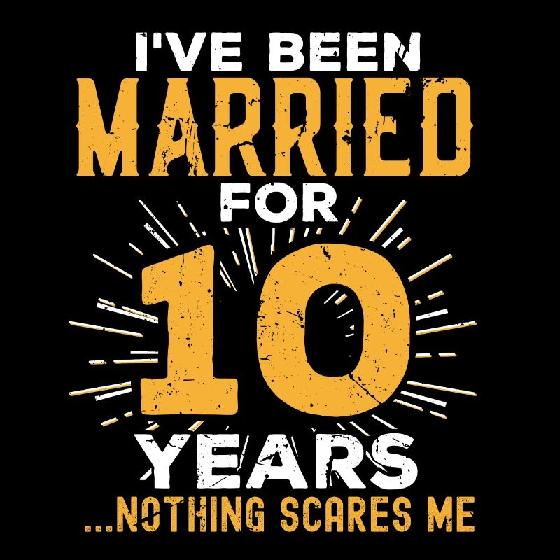 10th Wedding Anniversary Funny Couples Married Gif