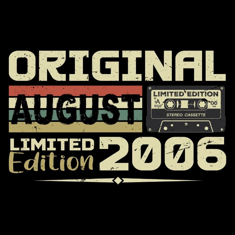 August 2006 - Born in August 2006 Built in August 2006