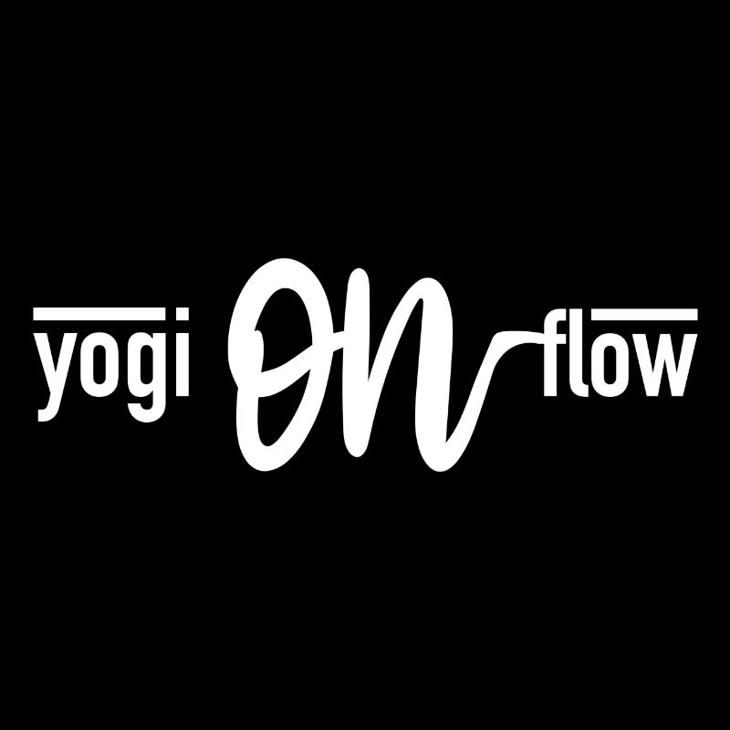 yogi sur l'écoulement