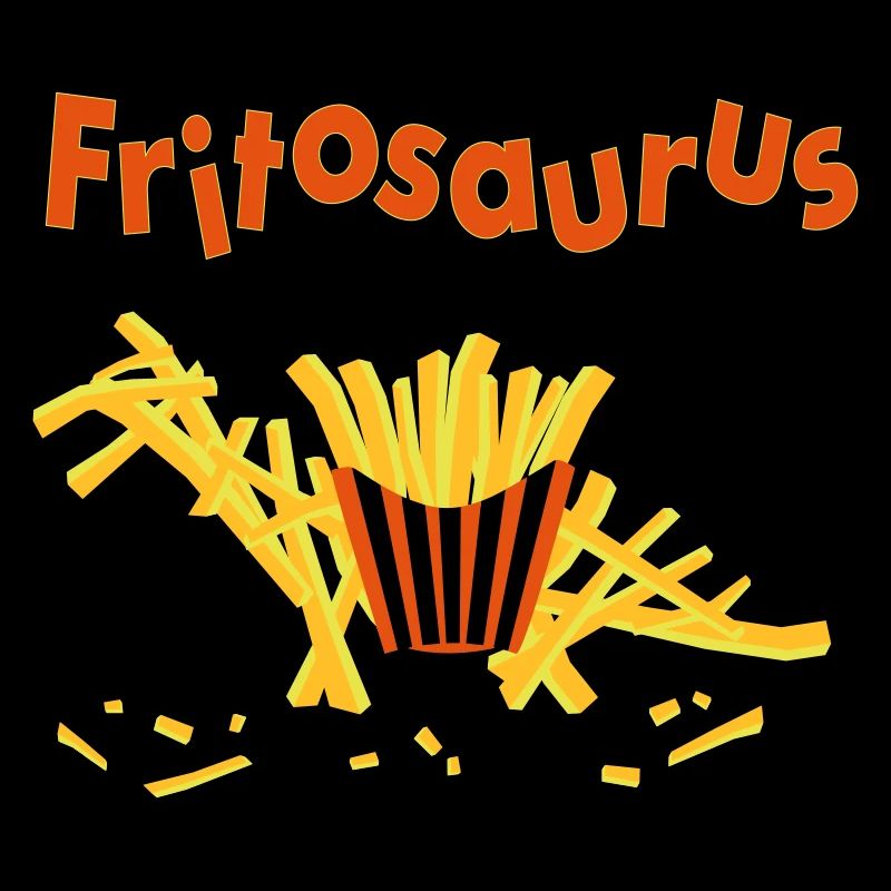 Fritosaurus - Vector beides in einem Design