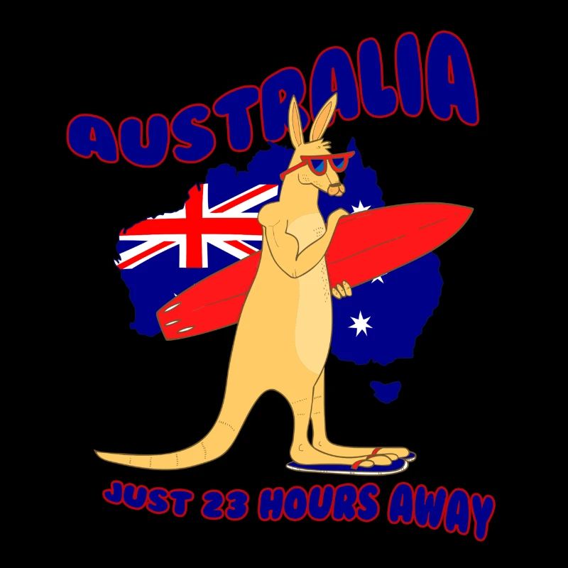 Surfing Kangaroo Australia