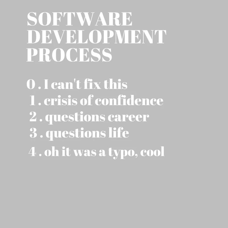Software Development Funny Coding Programming