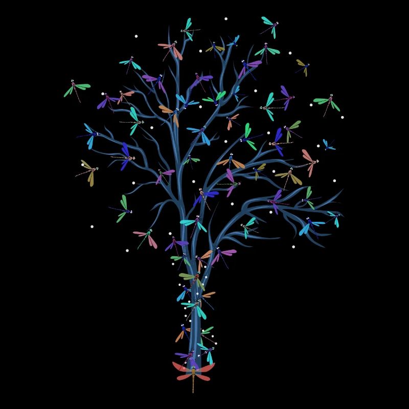 Arbre de libellules