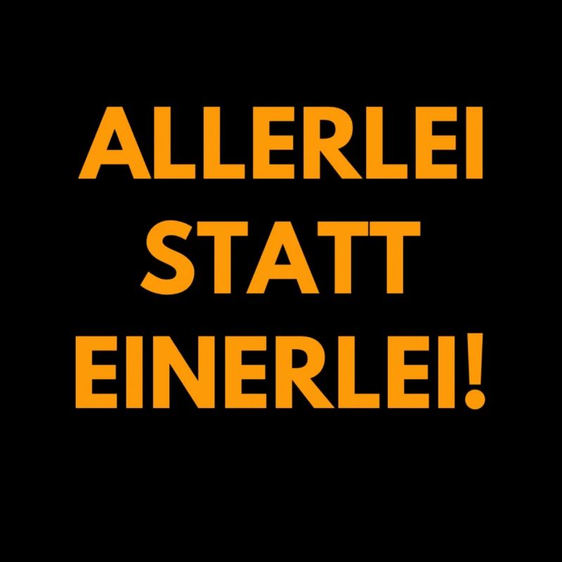 Vielfalt statt Einfalt