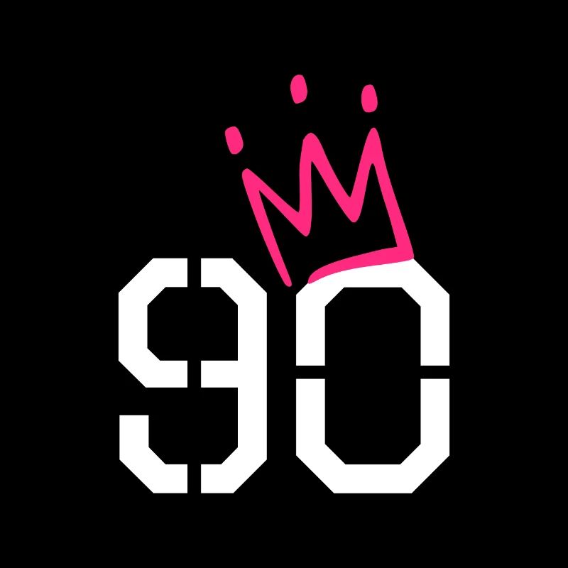 90 crown - 90th birthday - gift
