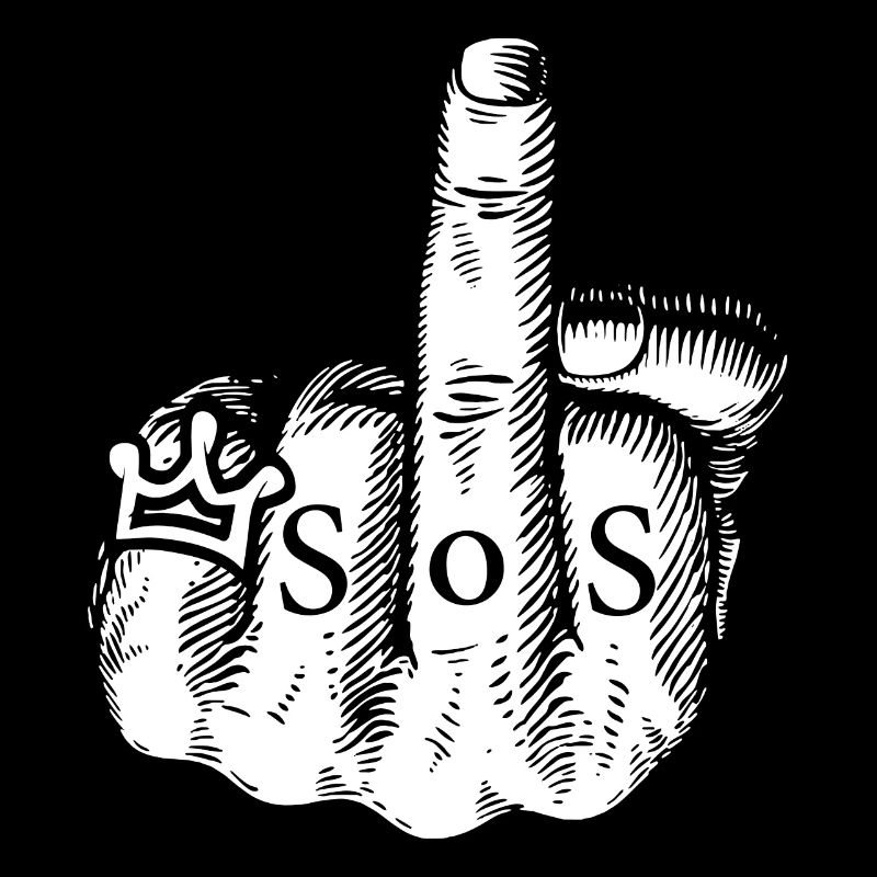 Mittelfinger S.o.S
