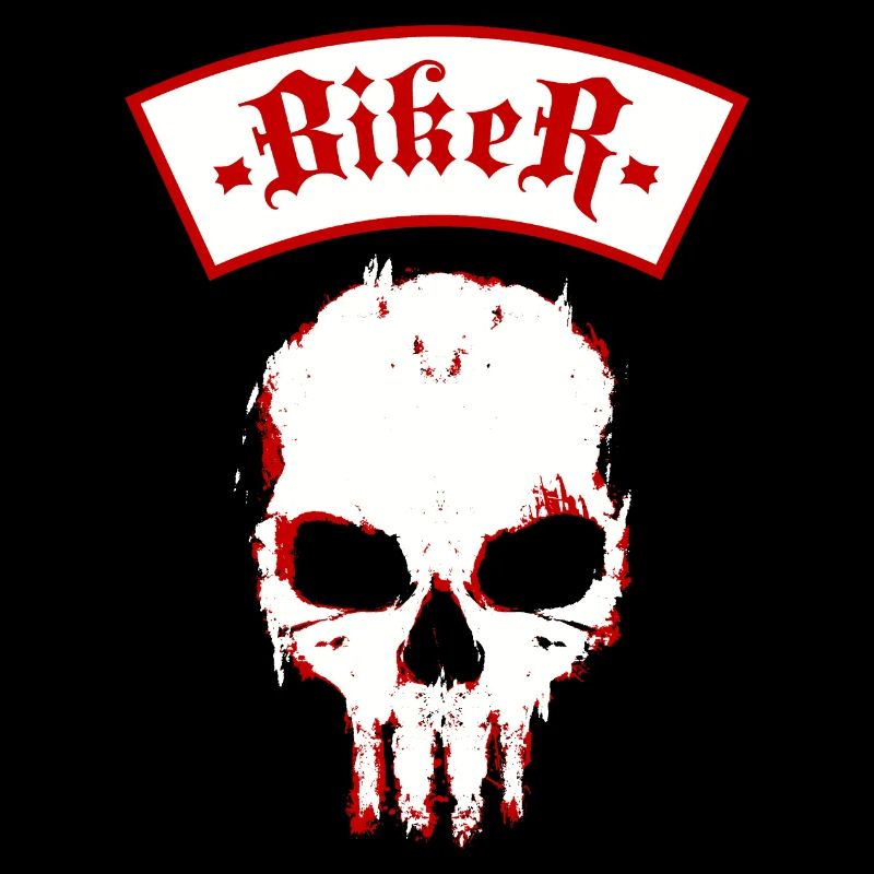 Biker Skull Logo