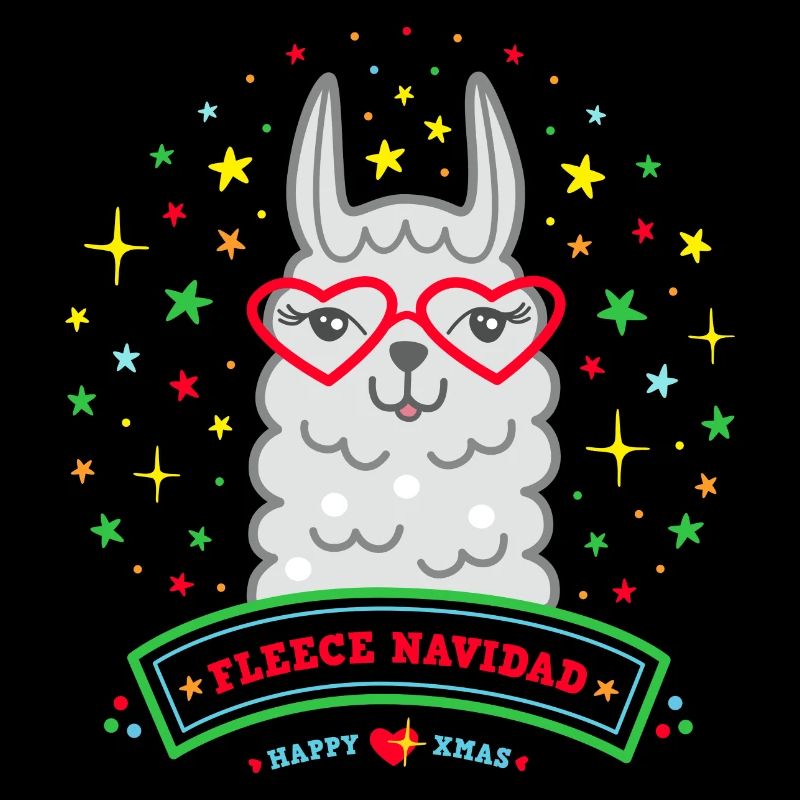 Lama Weihnachtspullover Weihnachtsgeschenk Alpaka