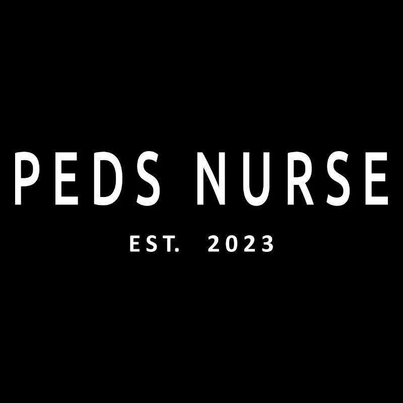 Peds Nurse Est. 2023 Étudiante diplômée en soins infirmiers