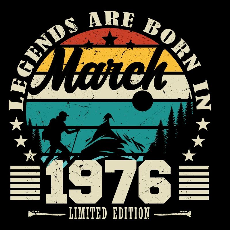 Mars 1976. Cadeau d'anniversaire mars 1976.