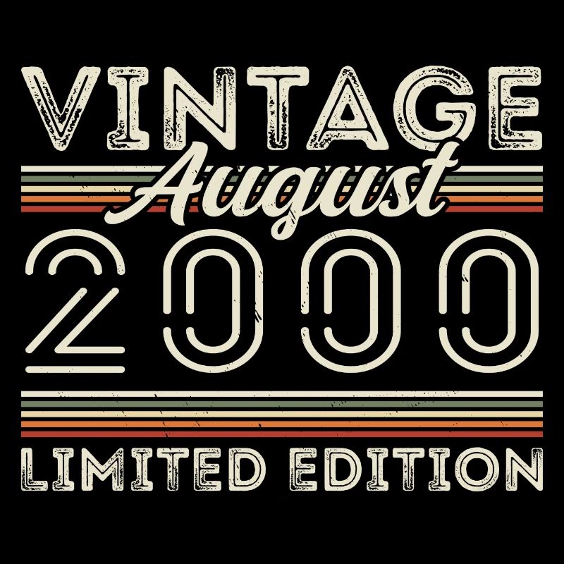 August 2000 Legende seit August 2000 Vintage 2000