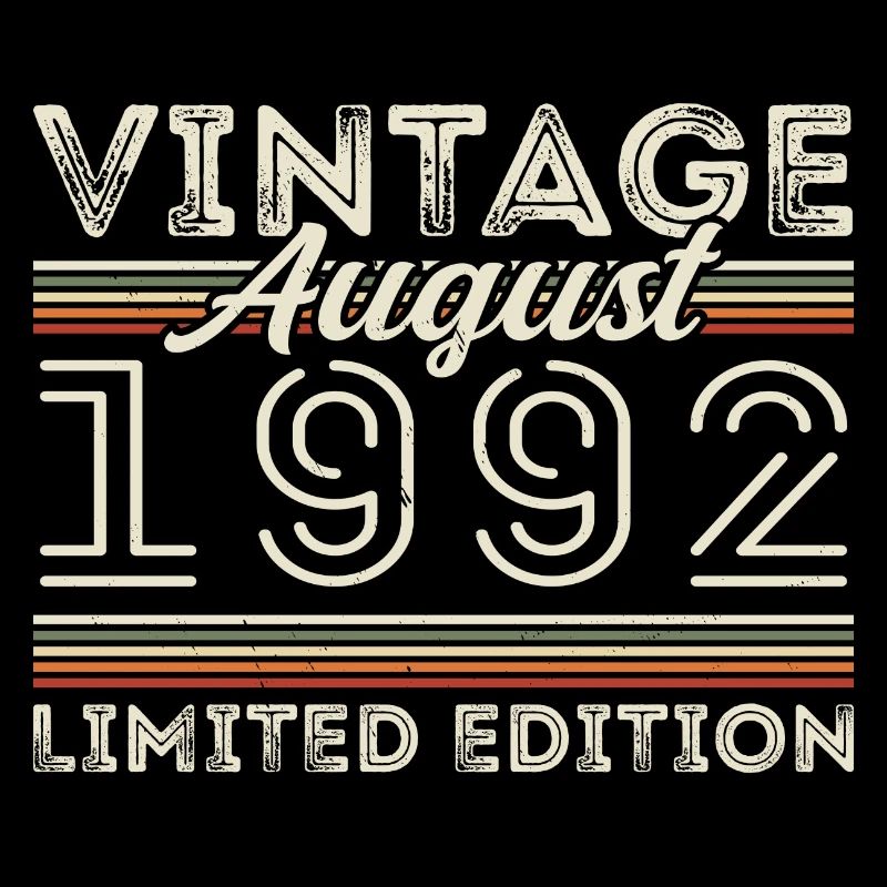August 1992 Legend since August 1992 Vintage 1992