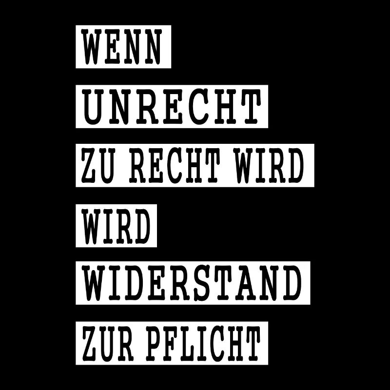 Wen Unrecht zu Recht wird