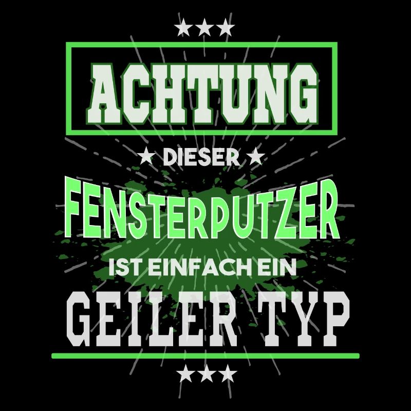 Fensterputzer, einfach ein geiler Typ