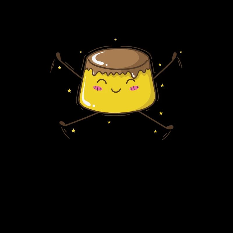 süßer Pudding Vanille Essen