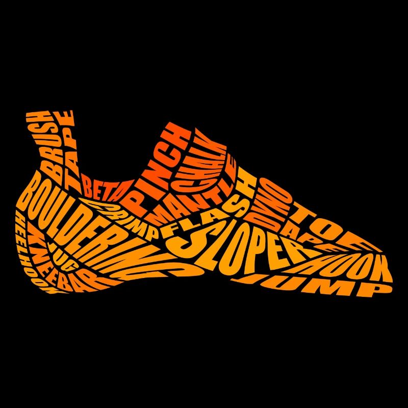 Chaussure de bloc - Orange