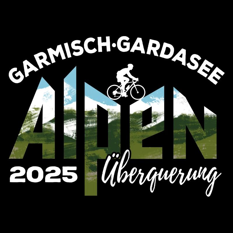 Alpenüberquerung 2025, Garmisch Gardasee, Rad