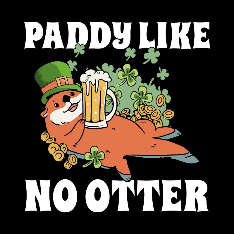Saint-Patrick Leprechaun Paddy Like No Otter