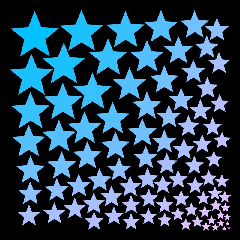 Étoiles turquoise bleu clair rose rose idée cadeau