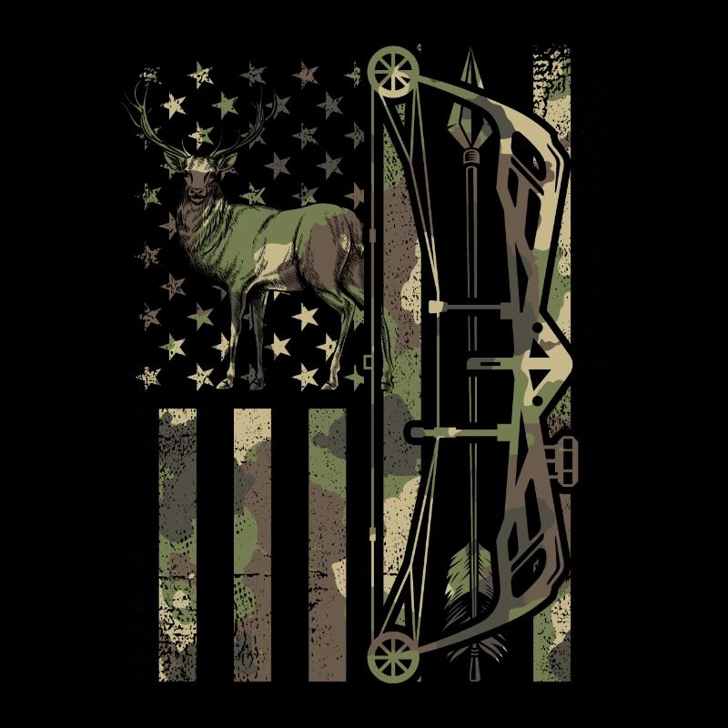 Pfeil & Bogen Hirsch Jäger Bogenjagd Hirsch Jagd