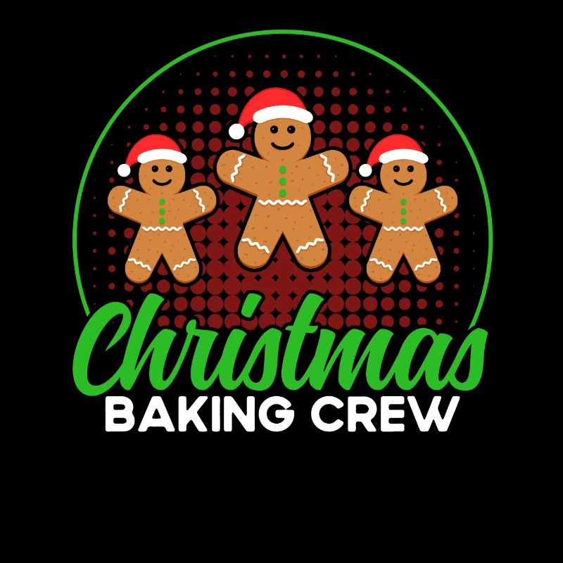 Plätzchenbacken Crew Lebkuchen backen Plätzchen ba