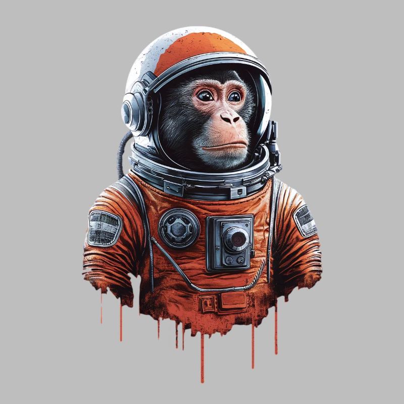 Aventure spatiale avec le singe astronaute