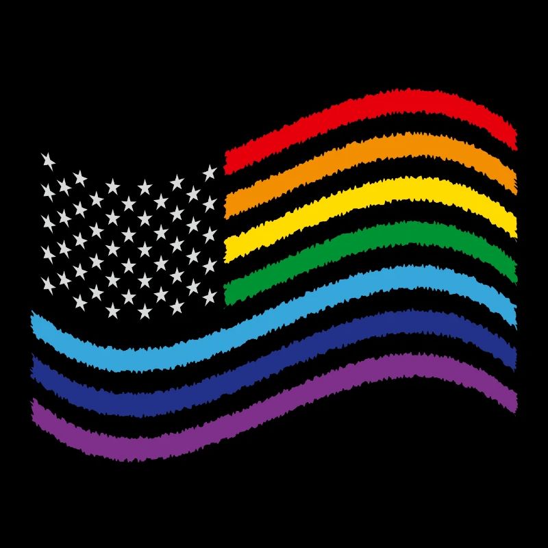 USA Rainbow Flag