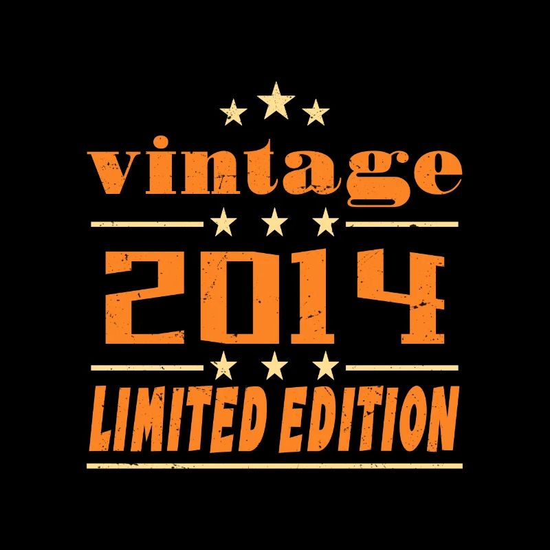 2014 Vintage Retro Geburtstag Bday Geschenk 2014