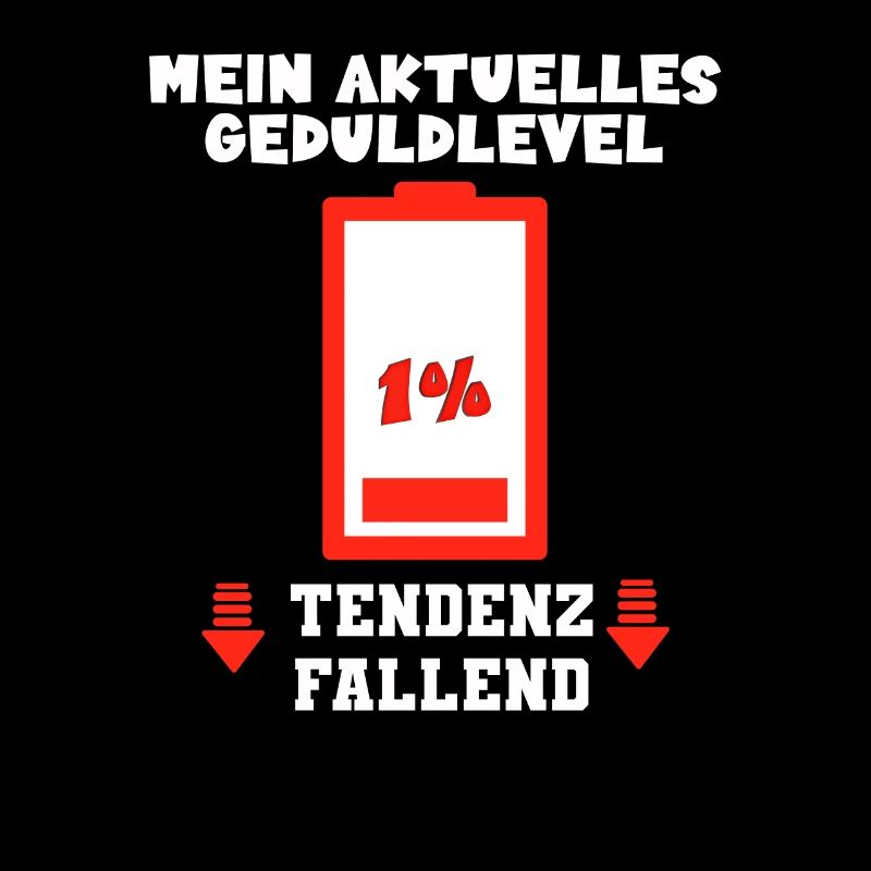 Mein aktuelles Geduldlevel 1% Tendenz fallend