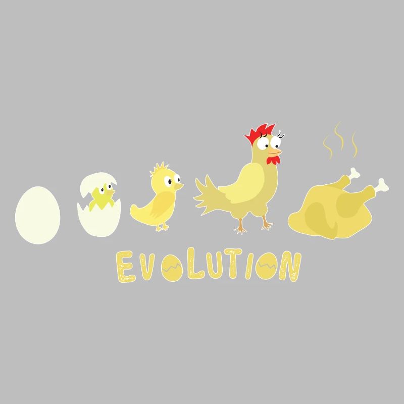Evolution Ei Huhn Brathähnchen BBQ Barbecue