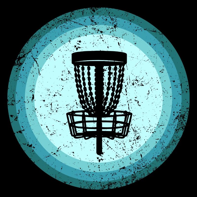 Lecteur de disc golf Disc Golf Disc Golfer Retro