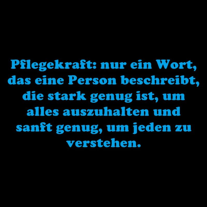 Pflegekraft: nur ein Wort...