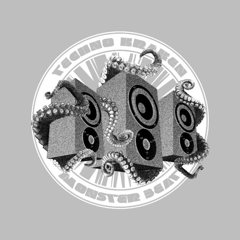 Techno Speaker Speaker Sound Octopus Rave Dance
