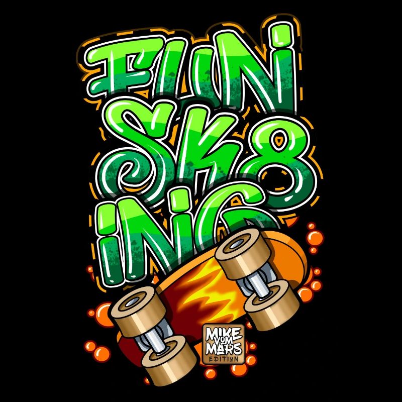 Graffiti "Fun Sk8ing"