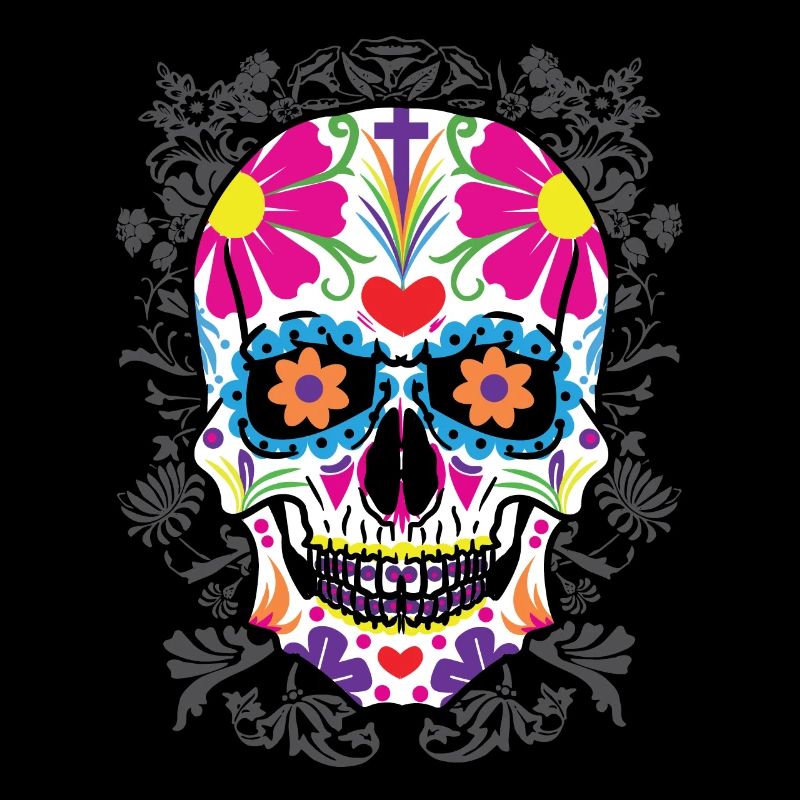 Crâne de sucre dia de los muertos