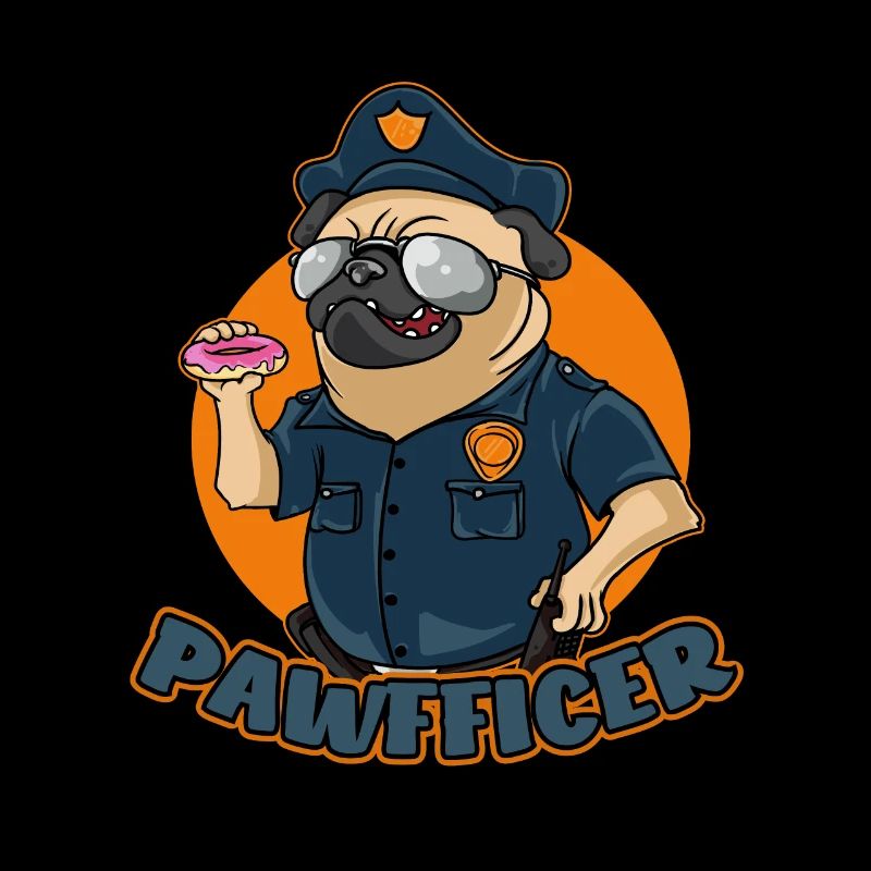 Pawfficer Le donut chien policier