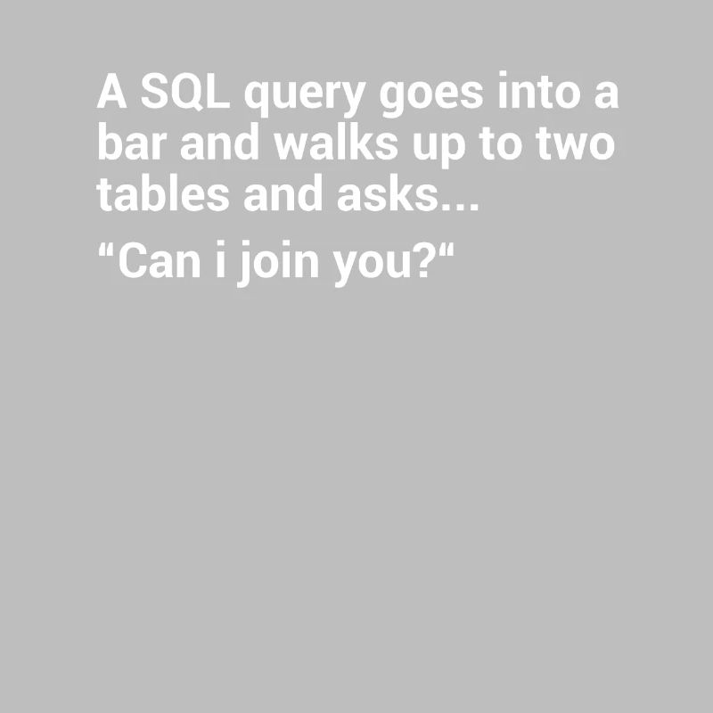 SQL Database Joke
