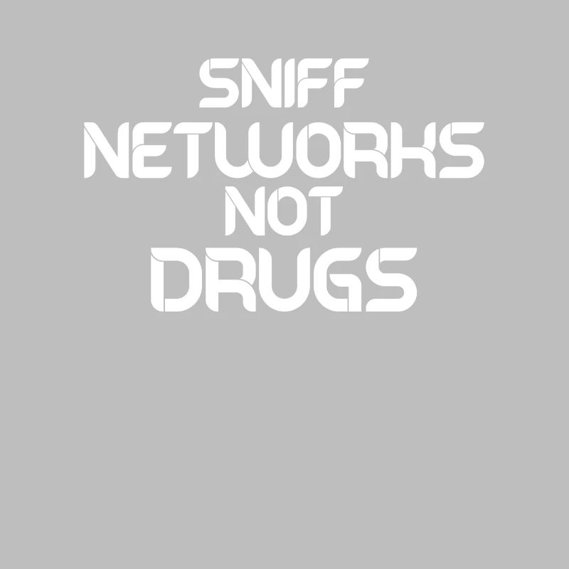 Lustiges Hacker Netzwerk Admin Network Sniffing