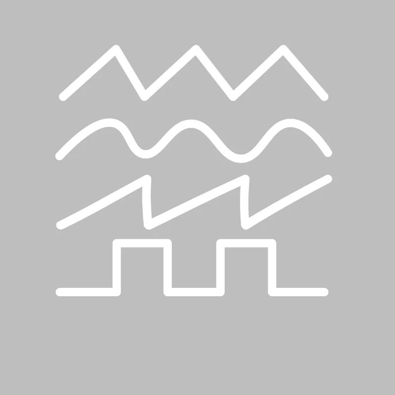 Electronics signals sine wave