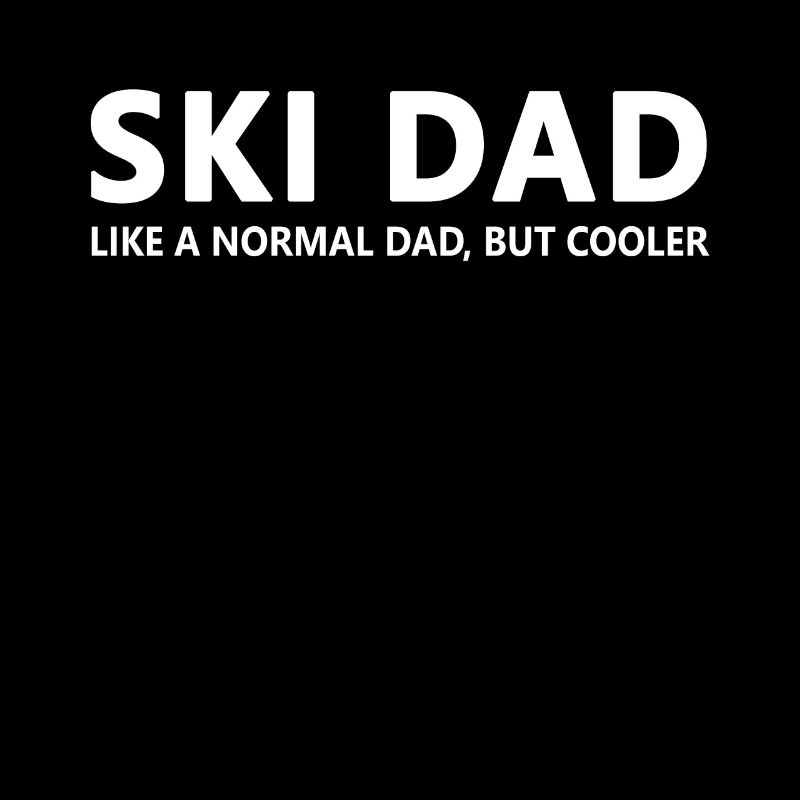 Ski Dad Skiing Skifahrer