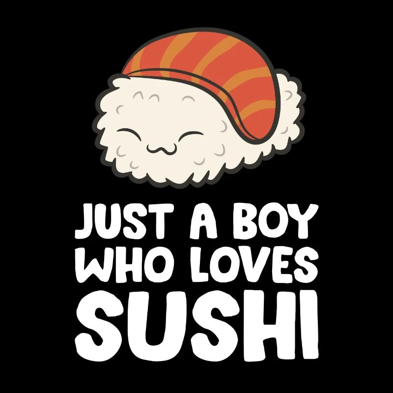 Nur ein Junge, der Sushi liebt