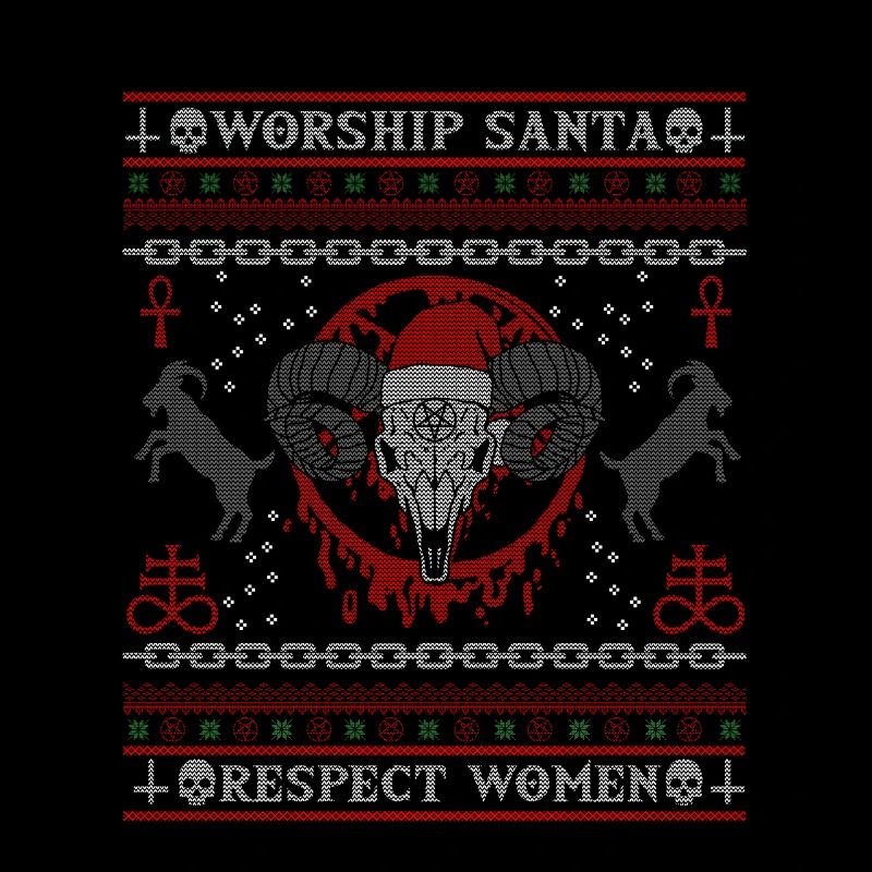 Worship Santa Respect Women I Satanic Devil