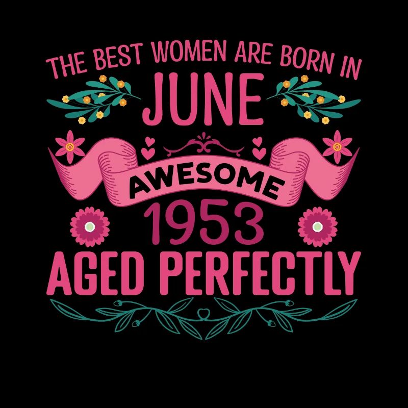 Juni 1953 Geburtstag der Frau Juni 1953