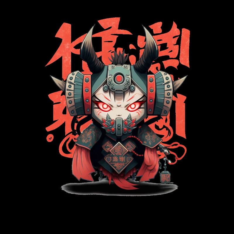 Japans Roboter Samurai Krieger Teufel