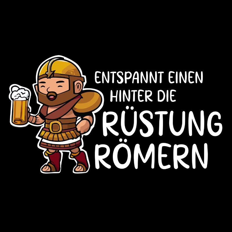 Entspannt einen hinter die Rüstung römern
