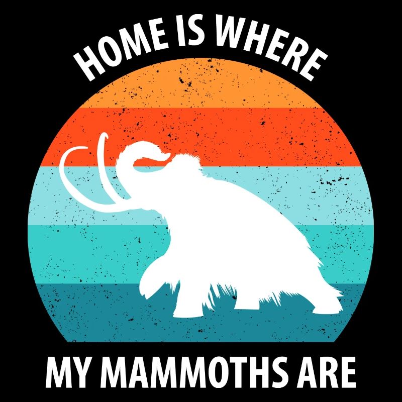 Funny Mammoth Stone Age Ice Age Design Prehistoric