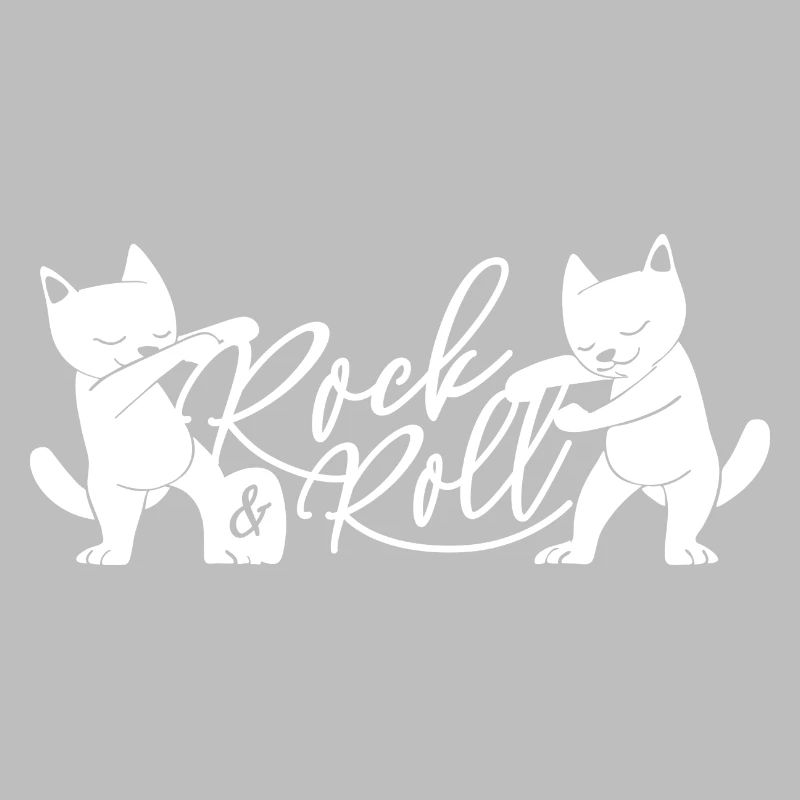 Katze Rock Roll Dancing Cat