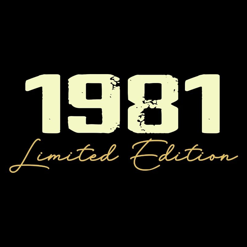 1981 Limitierte Auflage - 1981 Geburtstagsgeschenk