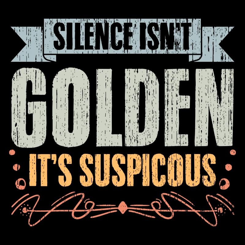 Le silence drôle n’est pas d’or, c’est suspect A